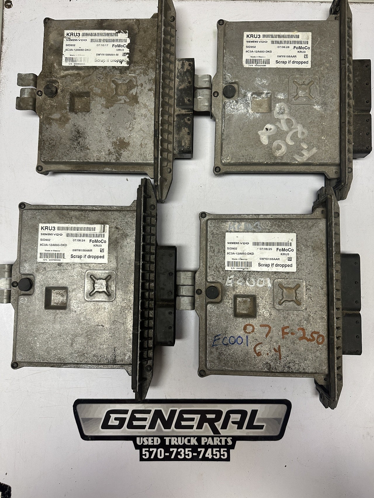2008 FORD 6.4L ECM ECM Engine Control Module