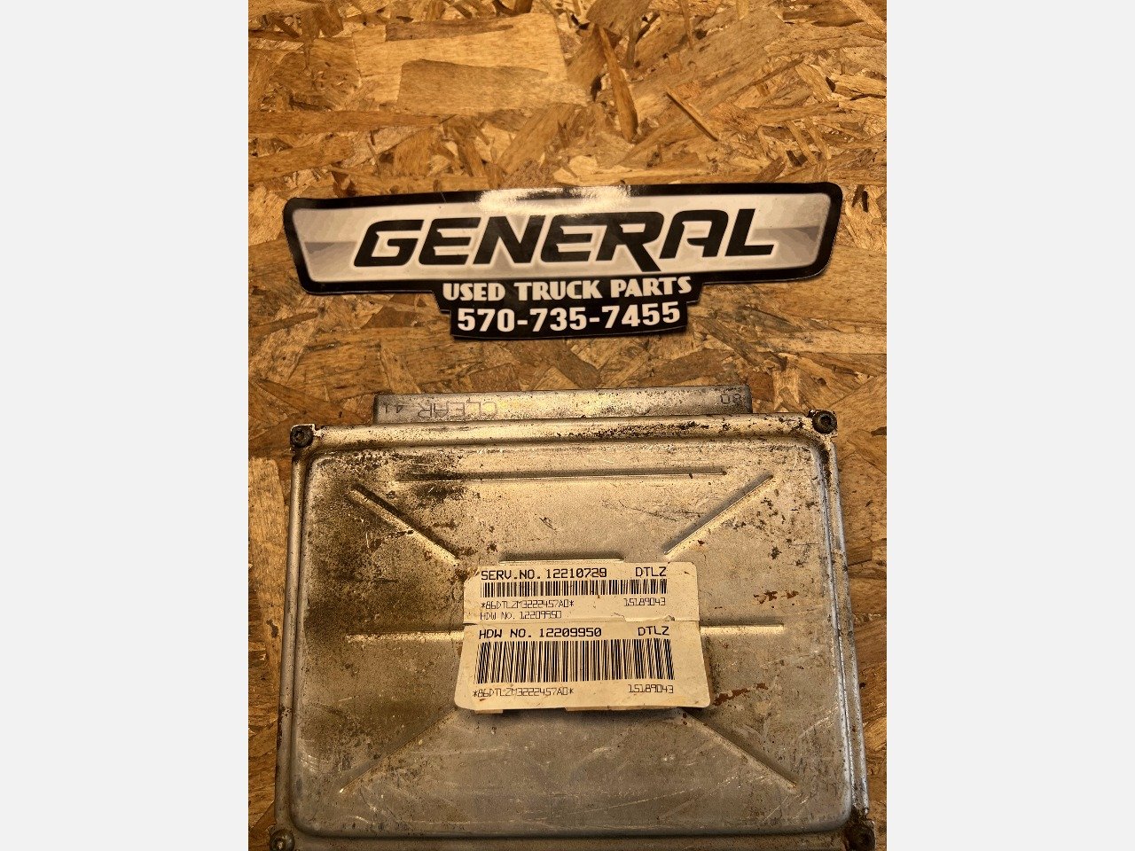  CHEVROLET ECM ECM Engine Control Module