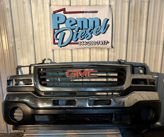 2007 GMC CHROME GRILL & BUMPER Front Bumper