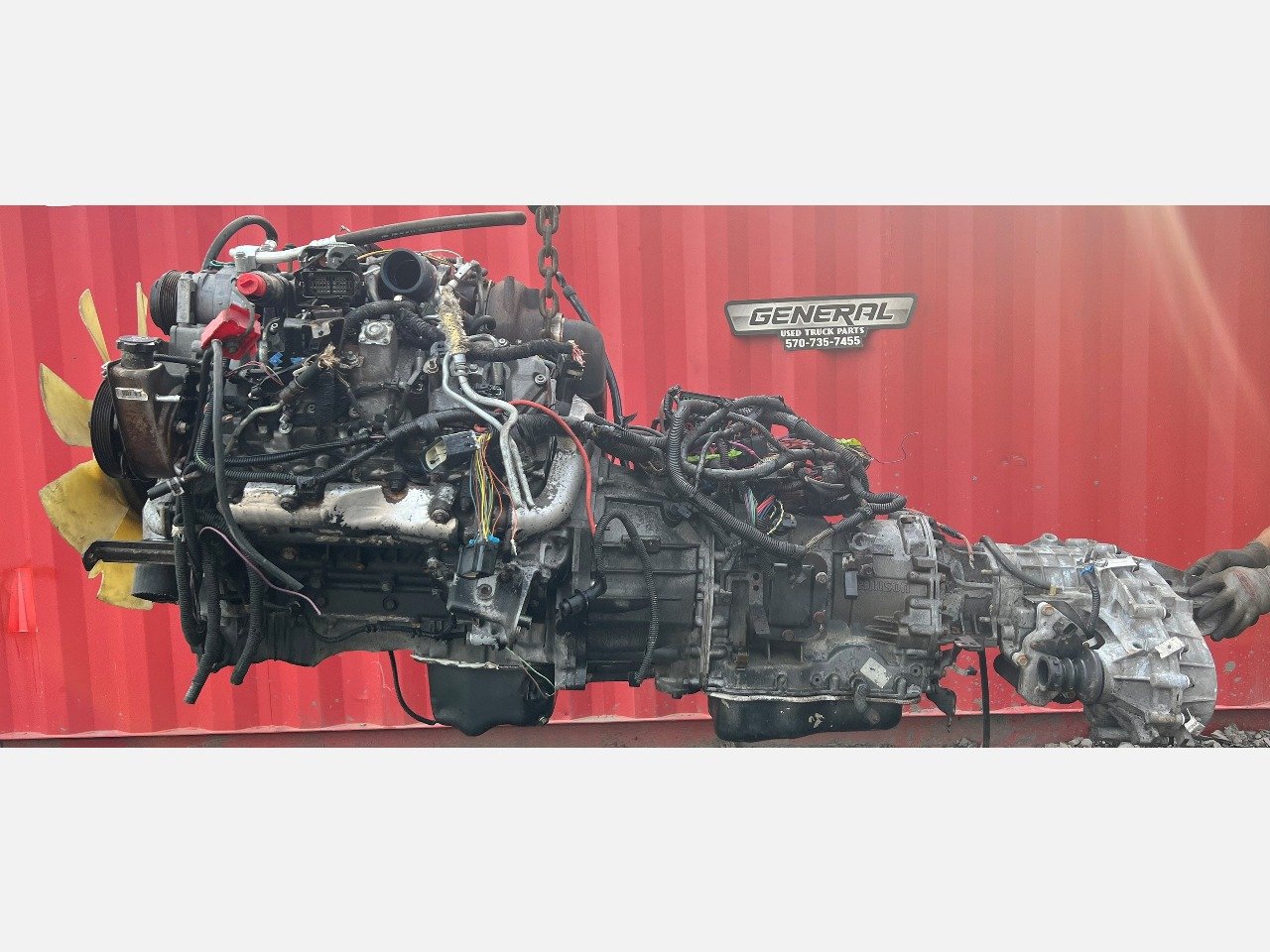2006 DURAMAX LBZ Dropout Engine Assembly