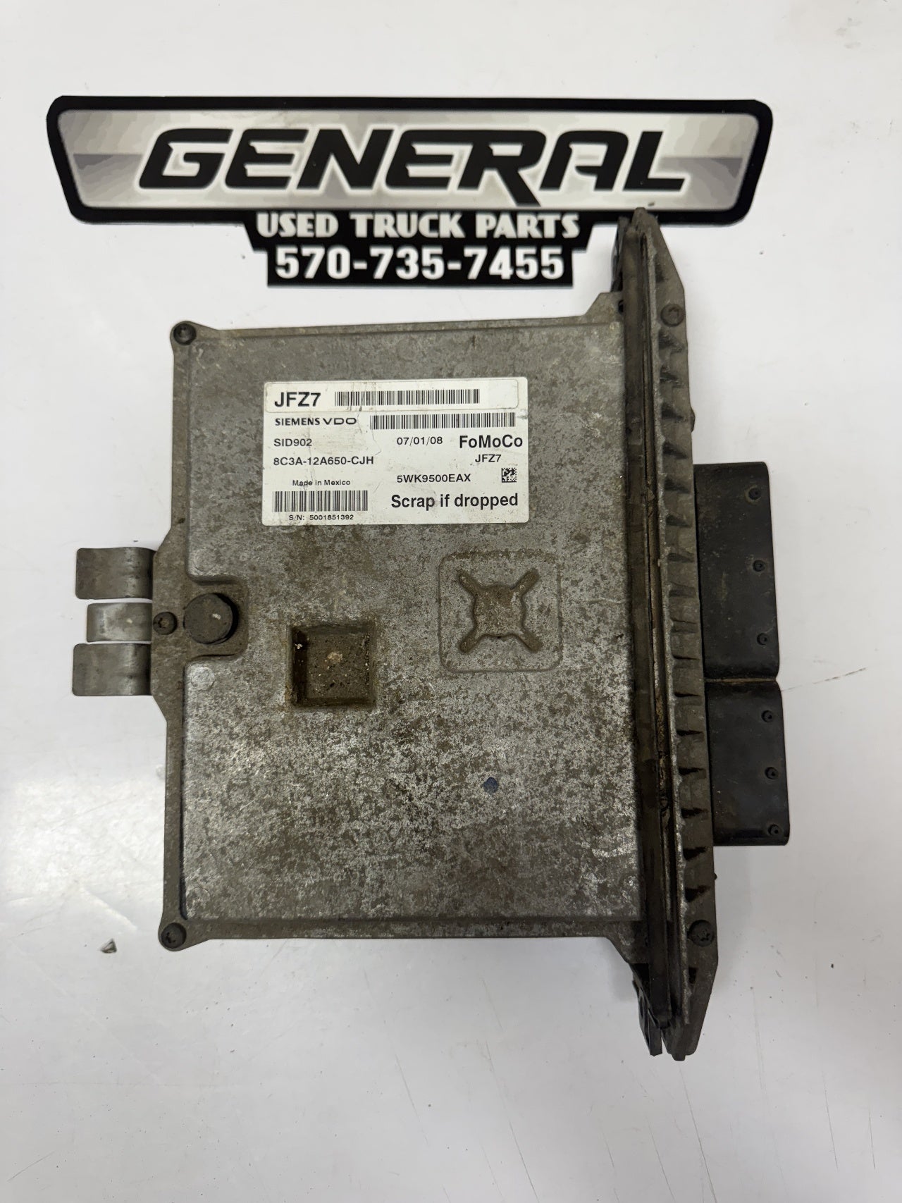 2008 FORD 6.4L ECM ECM Engine Control Module