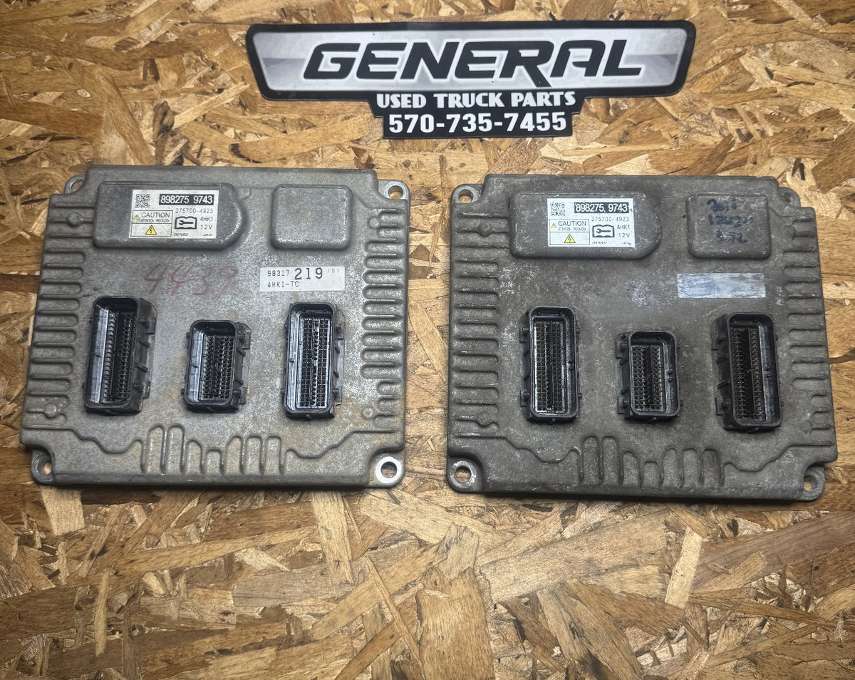 2016 ISUZU NPR ECM Engine Control Module
