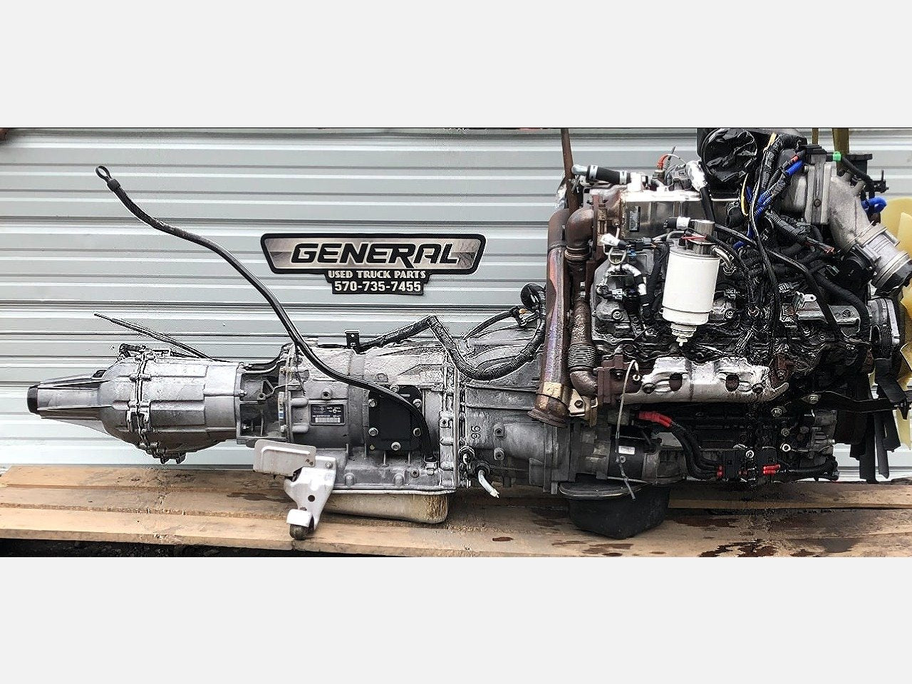 2009 DURAMAX LMM Dropout Engine Assembly
