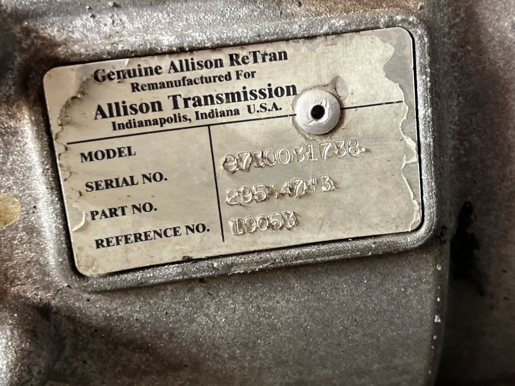  ALLISON 2000RM Transmission Assembly