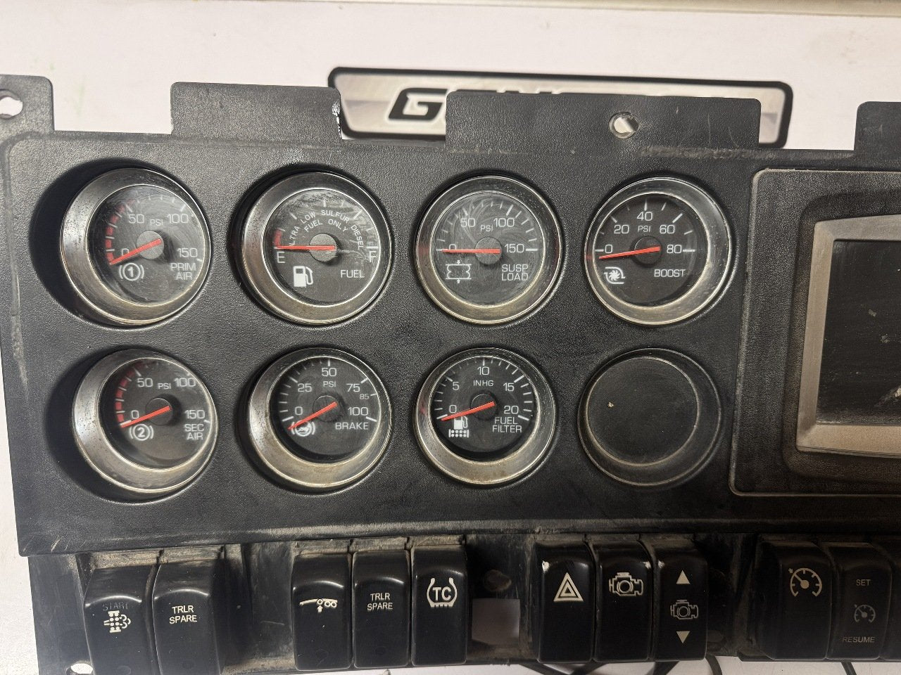 2009 KENWORTH GPS DASH PANEL Gauges