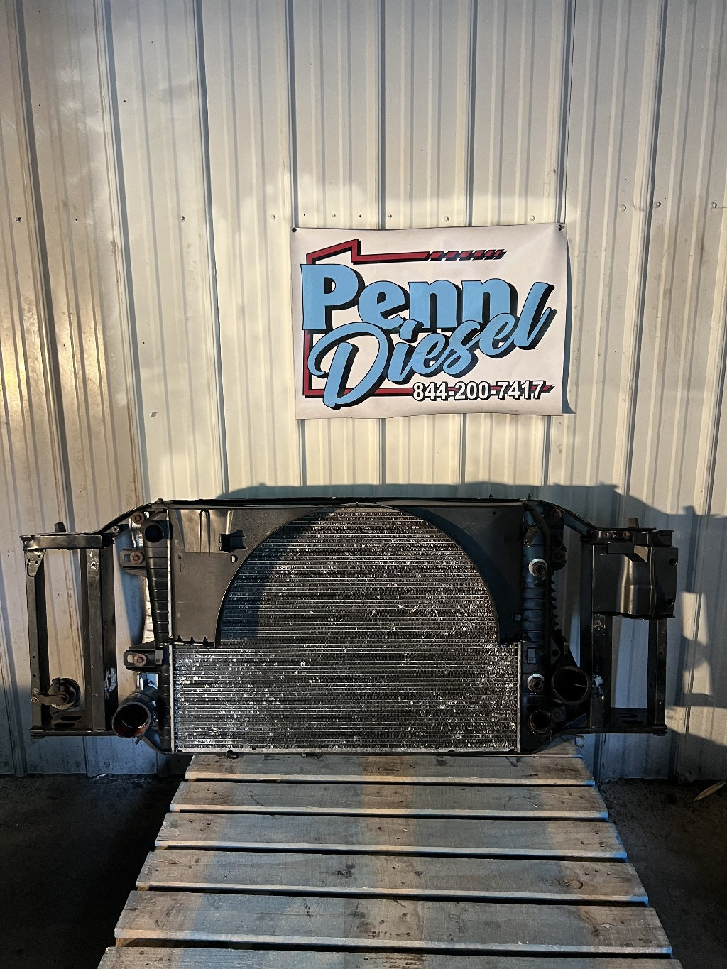 2007 GMC LBZ Intercooler Assembly Radiator