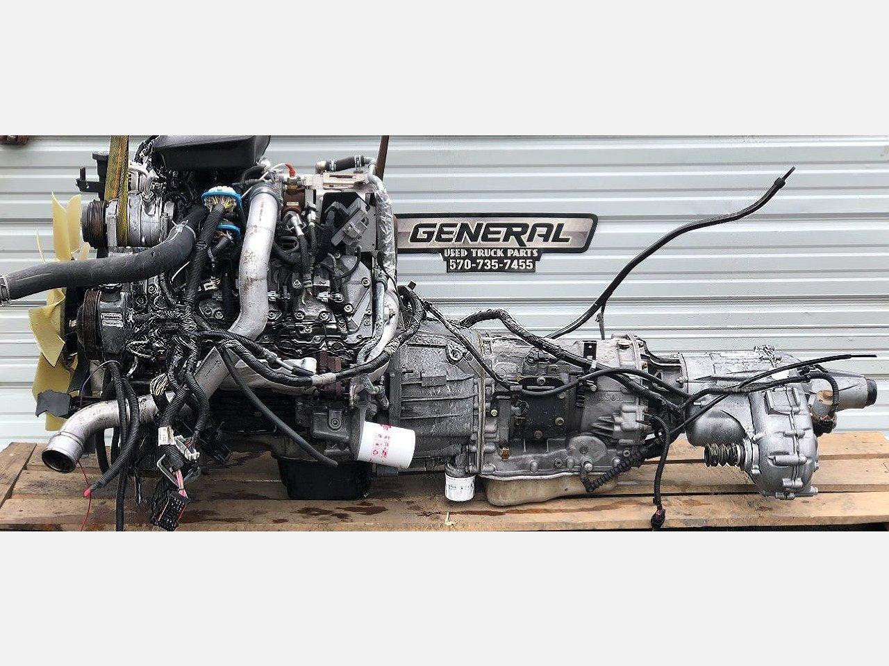 2009 DURAMAX LMM Dropout Engine Assembly