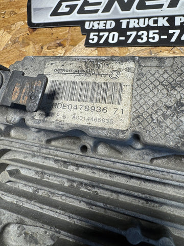2017 DETROIT DIESEL ECM ECM Engine Control Module
