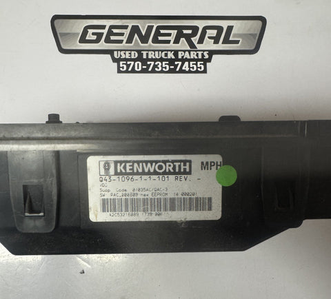 2009 KENWORTH GAUGE CLUSTER Gauges