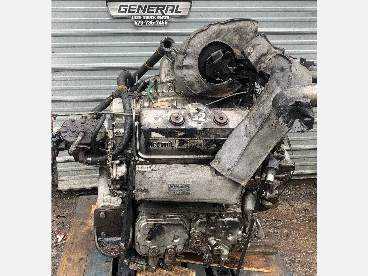 1988 DETROIT DIESEL 6V-92TA Engine Assembly