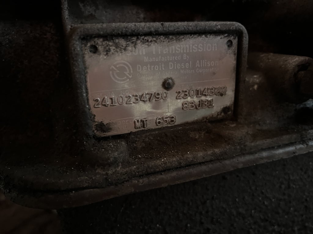  ALLISON MT 653 Transmission Assembly