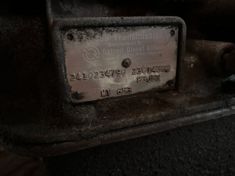  ALLISON MT 653 Transmission Assembly