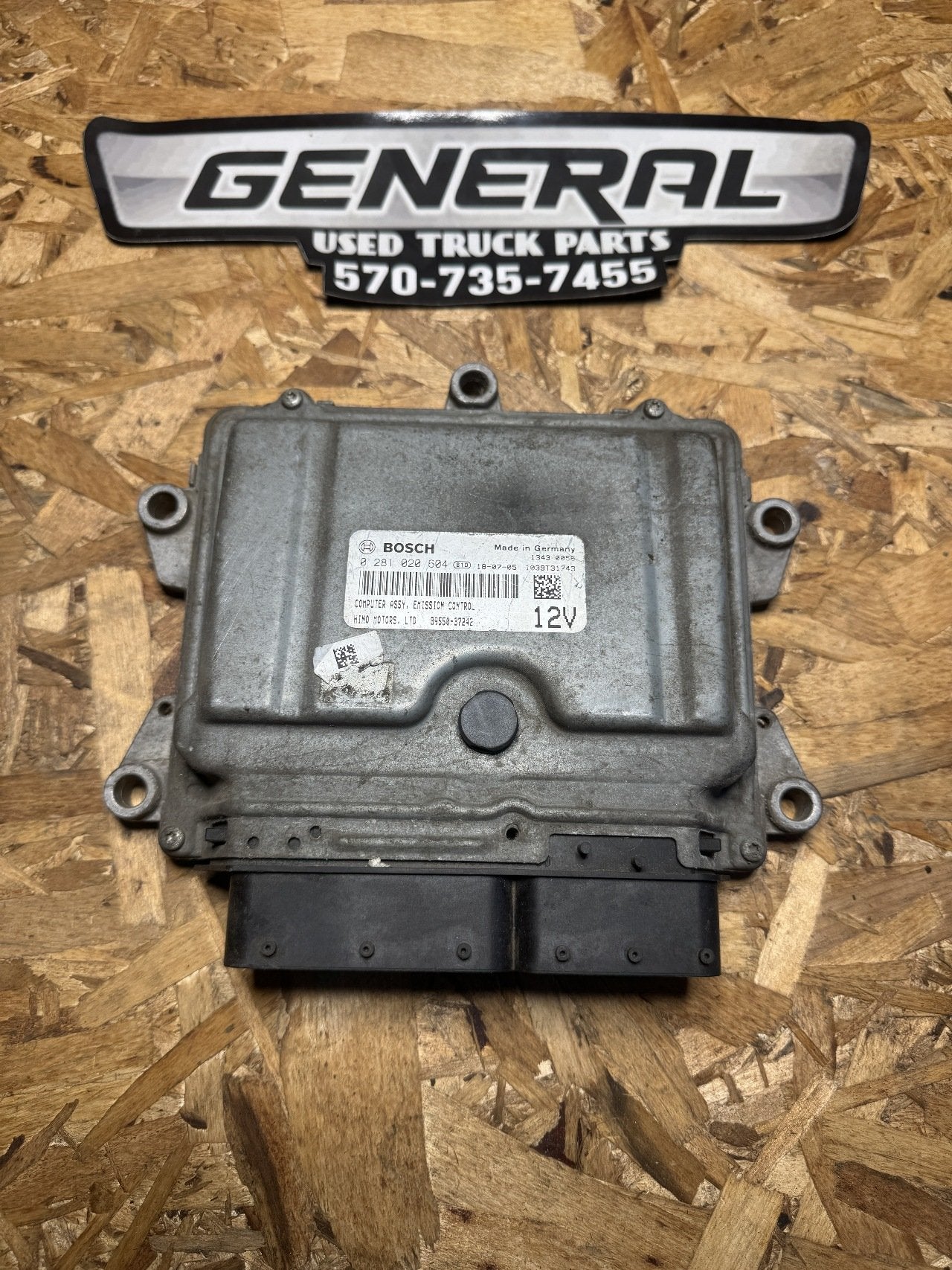 2019 HINO ECM ECM Engine Control Module