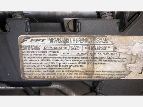 2014 MITSUBISHI Fuso Engine Assembly