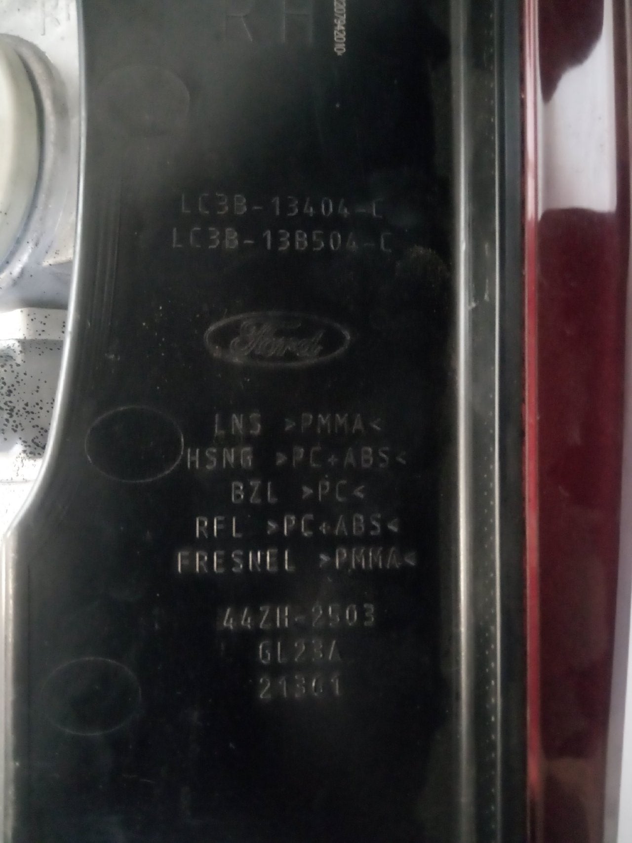 2022 FORD RR TAIL LIGHT Lighting