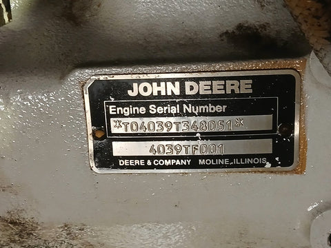  JOHN DEERE 4039 Engine Assembly