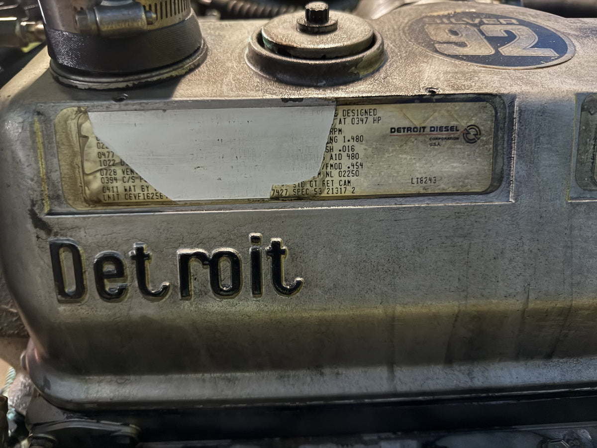  DETROIT DIESEL 6V92TA Engine Assembly