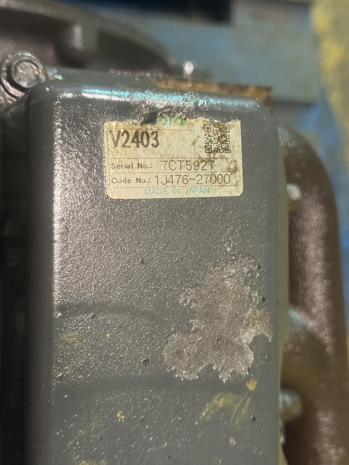 2012 KUBOTA V2403-M-ET02 Engine Assembly