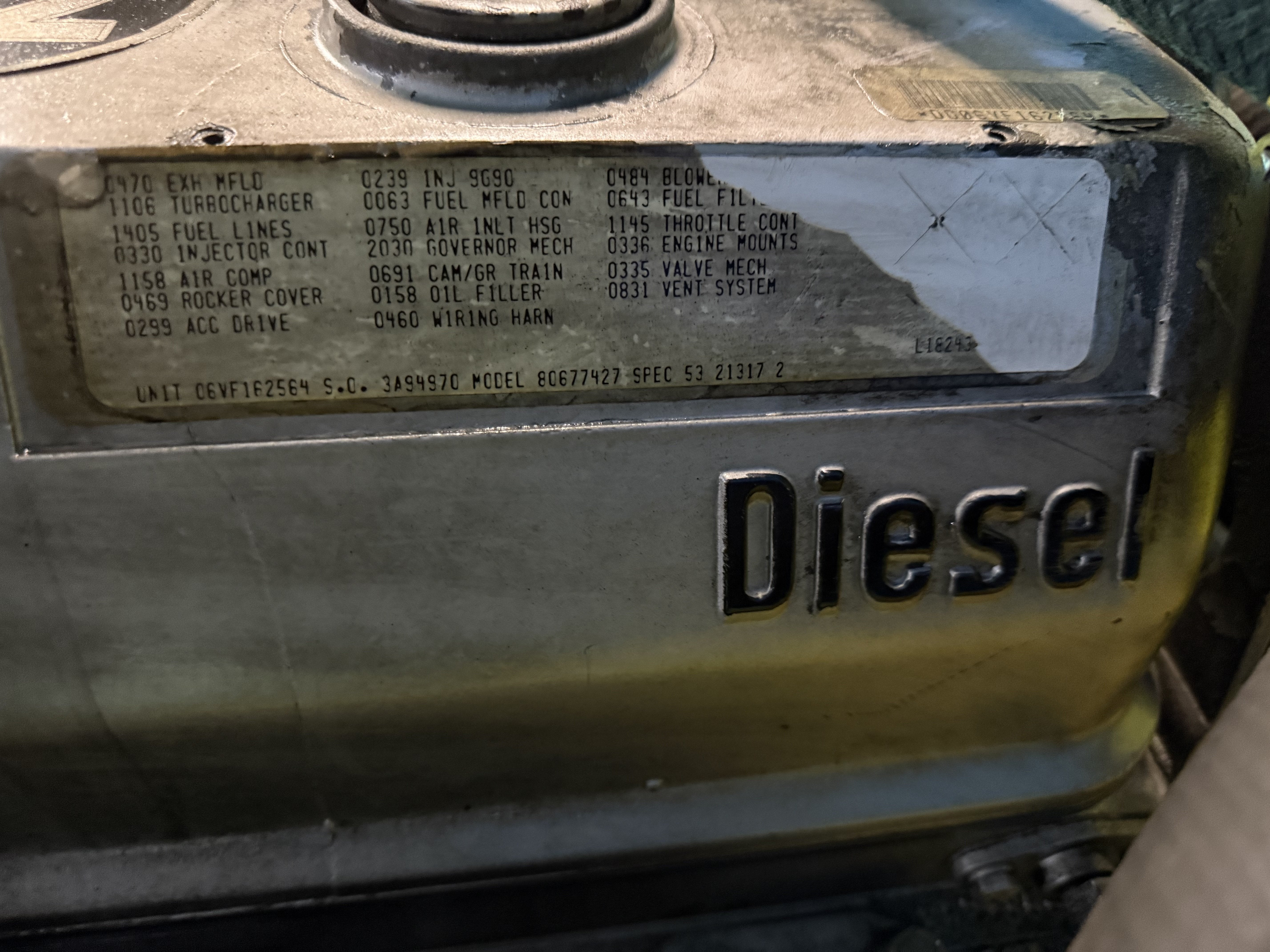  DETROIT DIESEL 6V92TA Engine Assembly